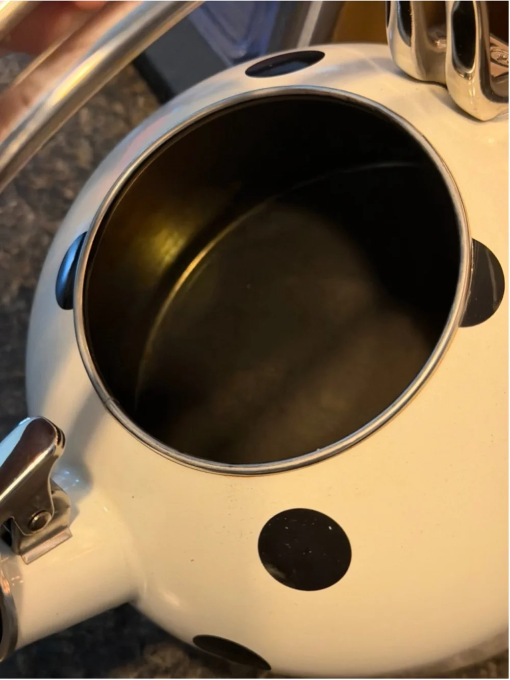 Kate Spade New York Deco Dot Whistling Tea Kettle
